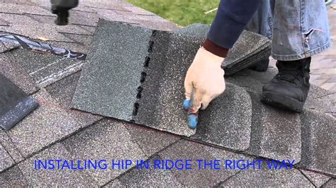 how to cut 3 tab shingles for ridge cap|How to Use 3